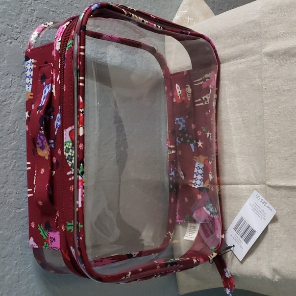 Vera Bradley Hound dog Travel Organizer 4 pc. Cosmetic Bag NWT - Dog Lover Dogs - Picture 5 of 9